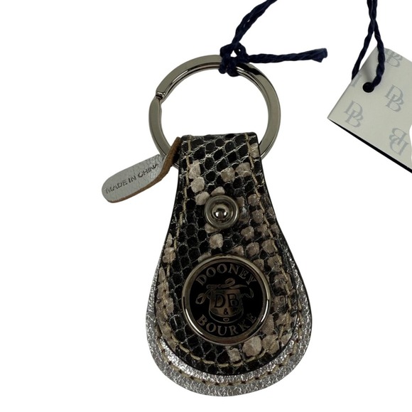 NWT Dooney and Bourke Keychain, Snakeskin Leather, OS - Picture 2 of 5